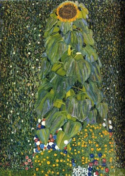 die Sonnenblume Gustav Klimt Ölgemälde